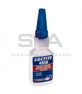 Adhesivo instantáneo flexible 20 gr - LOCTITE 4850