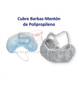 Cubre Barbas-Mentón azul de Polipropileno - Caja 100 uds - PROLIMAX 64400A
