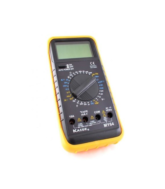 Pinza amperimétrica profesional 600v ac/dc - KAISE EM400 - SIA Suministros
