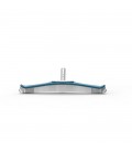 Cepillo de pared flexible, mango reforzado aluminio, 50 cm - ASTRALPOOL 69670