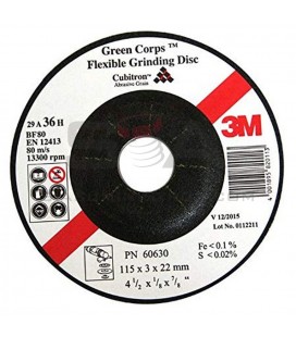 Disco GREEN CORPS CUBITRON 115x3x22.2 GR-36 (CAJA 20u) - 3M 7000111568