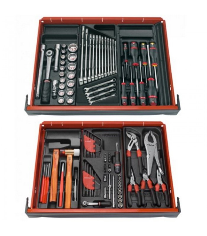 Set de herramientas en 6 módulos con 107 herramientas - FACOM CM