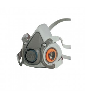 3M™ Media máscara reutilizable, mediana, 6200, talla M/L - 7000146847