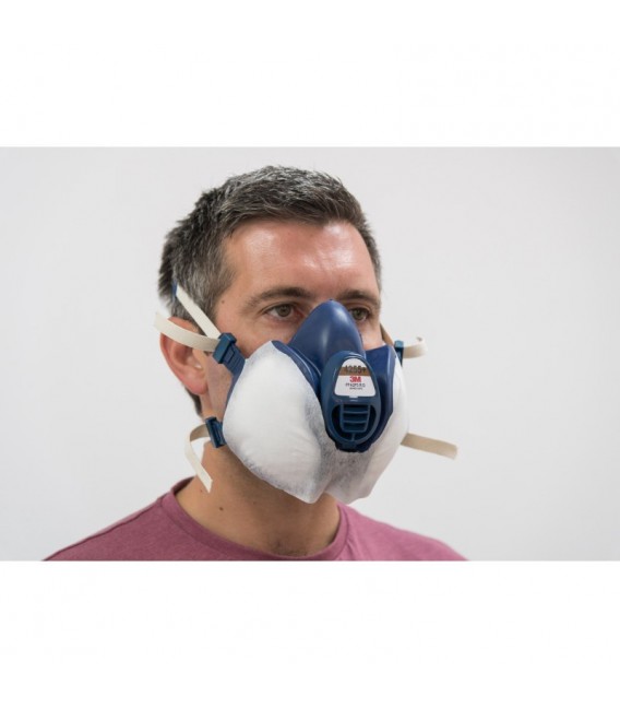 3M™ Protectores contra exceso de pulverización para medias máscaras reutilizables sin mantenimiento serie 4000+, 400+ -
