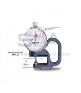 Calibrador de reloj, lectura centesimal, 0 - 10 mm - BETA 1659