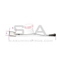 Espejo de inspección flexible cuadrado, 600 mm - BETA 1715FL/A