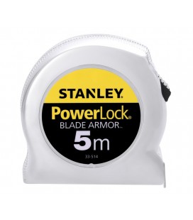 Flexómetro Powerlock 5m x 25mm BLADE ARMOR - STANLEY 0-33-514