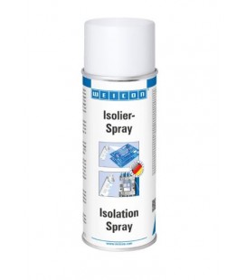 WEICON Spray Aislante Eléctrico a base de barniz aislante y protector transparente, 400 ml