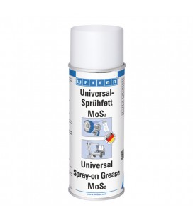 WEICON Spray grasa universal de larga duración y adhesiva MoS2, 400 ml