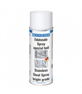 WEICON Spray Acero Inoxidable Brillante, resistente a la corrosión, 400 ml