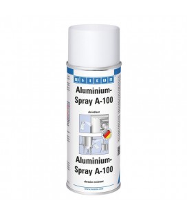 WEICON Spray Aluminio A-100 contra el óxido y la corrosión, 400 ml