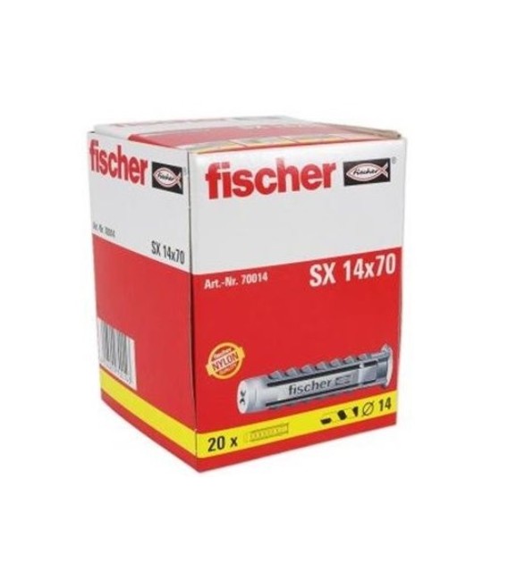 Taco de expansión Fischer SX-14x70 caja 20 unidades