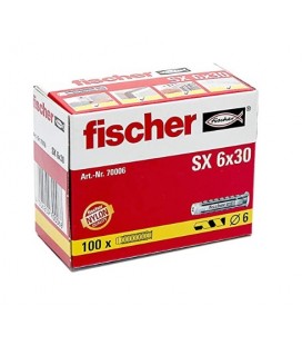 Taco de expansión Fischer SX-6x30 caja 100 unidades