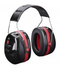 3M™ PELTOR™ Optime™ III Orejeras, 35 dB, negro/rojo, diadema, H540A-411-SV, H540A - 7000039622