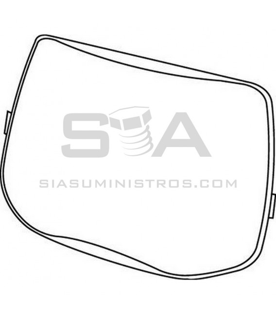 3M Speedglas Placa de protección exterior 9100, bolsa con 10 unidades - 3M 7100016691