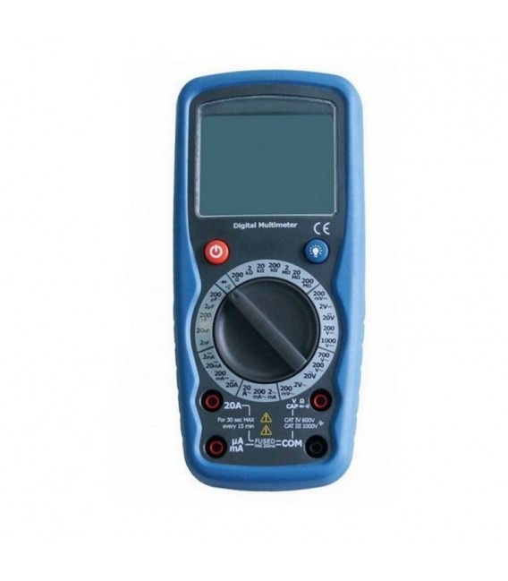 Multímetro digital 1000v ac/dc con test temperatura - KAISE