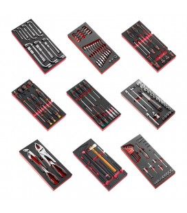Set de herramientas con 137 piezas en 9 módulos termoformados - FACOM