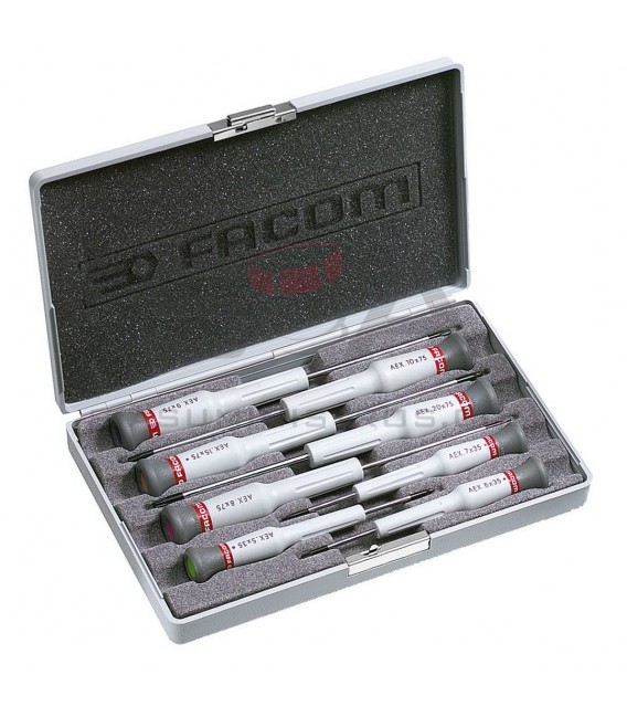 Caja de 8 destornilladores Micro-Tech® Torx® - FACOM AEX.J2