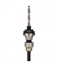 Adaptador hexagonal Q-Lock para coronas 14-210mm 1/2,5/8 + broca centradora - BOSCH 2609390589