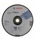 Disco de corte BOSCH acodado Standard for Metal A 30 S BF, 230 mm, 22,23 mm, 3,0 mm - 2608603162