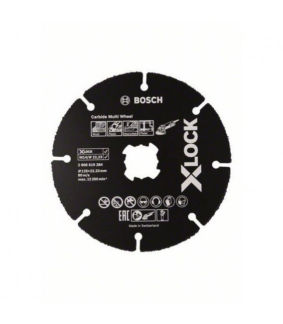 X-LOCK Carbide Multi Wheel 125 mm - BOSCH 2608619284