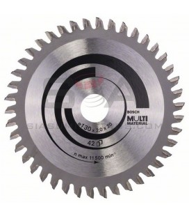 Hoja de sierra circular BOSCH Multi Material 130 x 20/16 x 2,0 mm - 2608641195