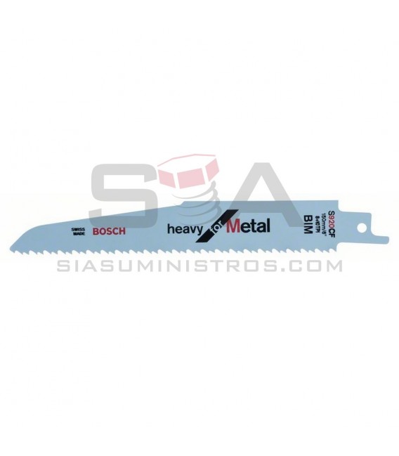 Hoja de sierra sable BOSCH S 920 CF Heavy for Metal, 5 uds - 2608654820