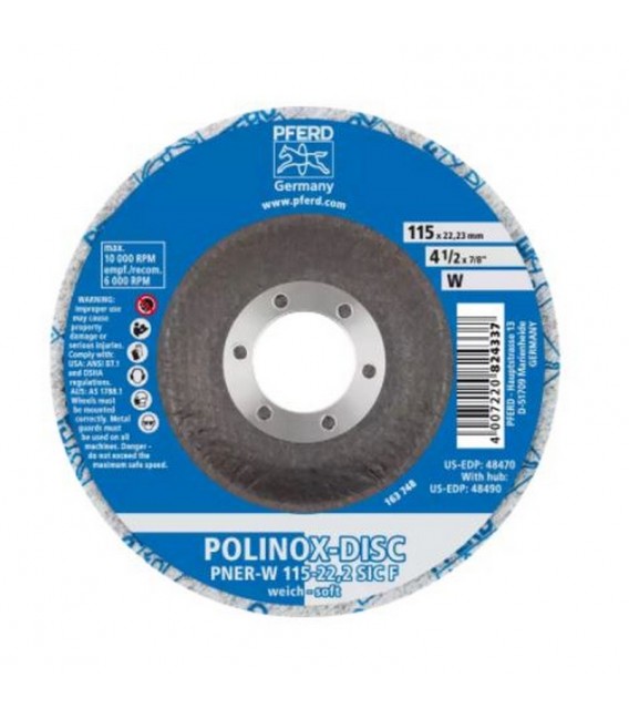 Disco vellón POLINOX PNER-W M14 A SIC F - PFERD