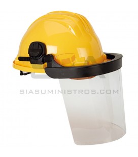 Pantalla facial con casco amarillo Mod. 436 - CLIMAX 210443610