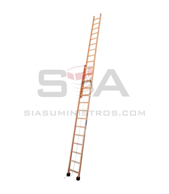 Escalera de madera de 2 tramos extensible - SVELT S2