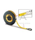 Disco métrico carcasa en ABS antichoque, cinta en fibra de vidrio recubierta en PVC, clase de precisión III - BETA 1694L