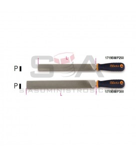 Lima plana de corte universal mango en material plástico - BETA 1719BMB/P