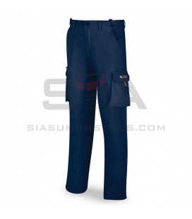 Pantalón elástico, multibolsillos, color marino - MARCA 588-PELASTA