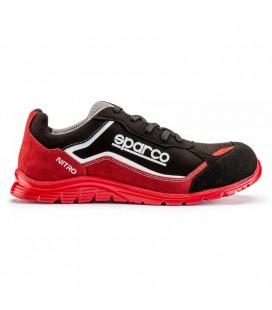 Zapato de seguridad NITRO MARCUS S3 Negro-Rojo - SPARCO 07522RSNR