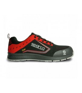 Zapato de seguridad CUP S1P Negro-rojo - SPARCO 07526