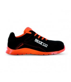 Zapato de seguridad PRACTICE S1P Negro y rojo - SPARCO 7517