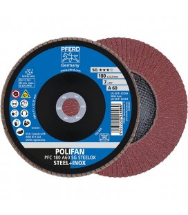 Disco láminas lijadoras POLIFAN PFC A SG, 180mm - PFERD