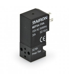 Electropiloto simple miniatura 15 mm 2/2 N.C. - AIRON MEP2C