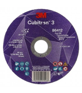 3M™ Disco de corte Cubitron™ 3, 22,23 mm