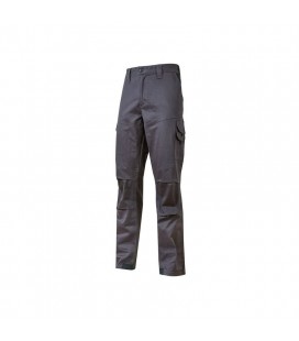 Pantalón de algodón elástico GUAPO gris Grey Iron - U-POWER ST211GI
